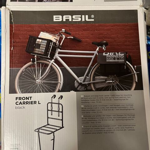 Basil Front Carrier L Bagasjebærer