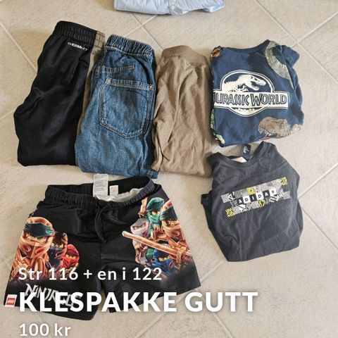 Klespakke Gutt str 116