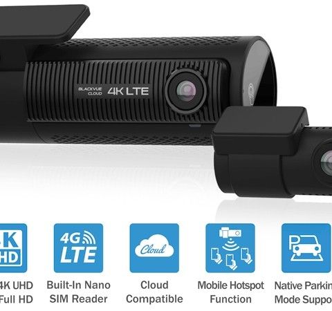 BlackVue DR970X-2CH LTE 4K UHD DASH CAM – inkl. 256GB minnekort