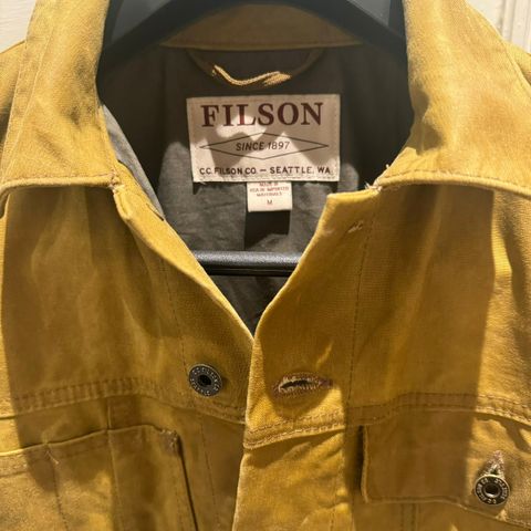 Filson tin cloth Short Lined Cruiser