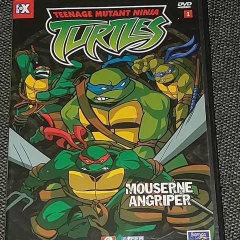 TMNT mouserne angriper DVD