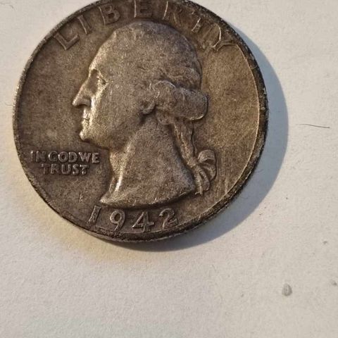 Washington quarter 1942 USA