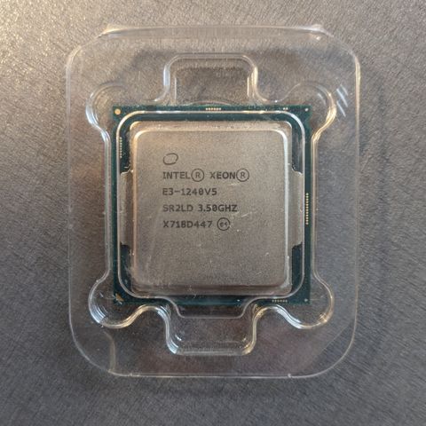 Intel Xeon E3 1240-V5 prosessor