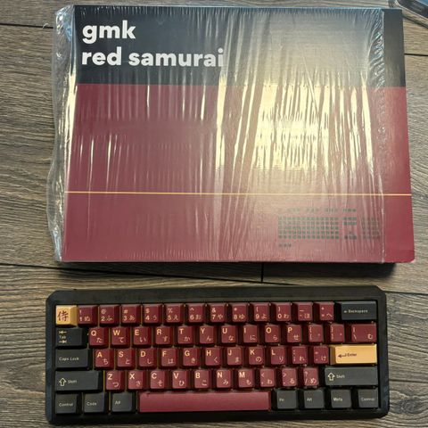 GMK Red Samurai TKL kit