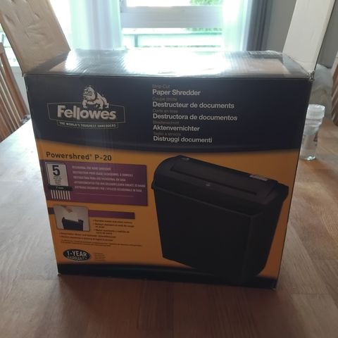 Powershred P-20 makuleringsmaskin