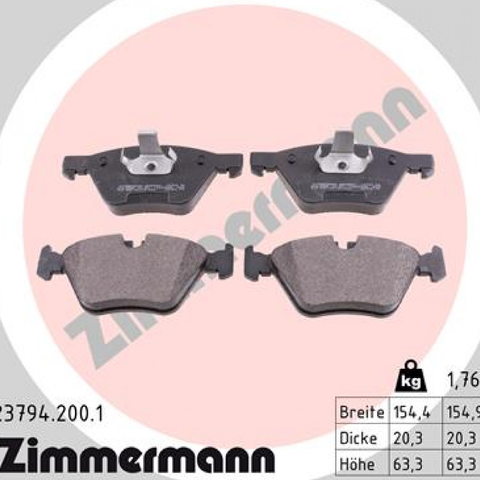 Bremseklosser sett ZIMMERMANN BMW 3 BMW, X1, BMW Z4