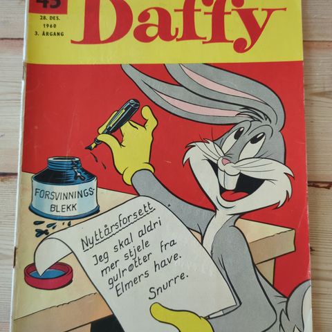 Daffy nr 45 fra 1960, selges.