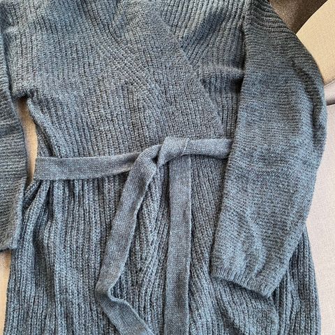 Cardigan i ullblanding XL