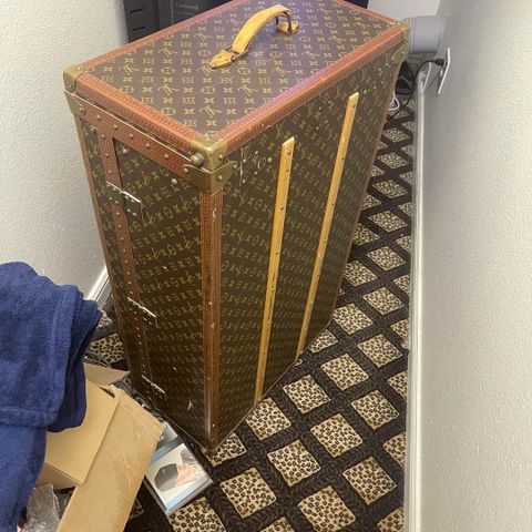 Louis vuitton koffert gammel