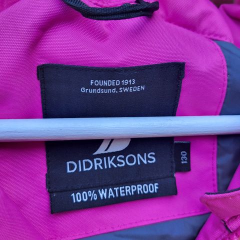 Didriksons rosa vinterdress 130