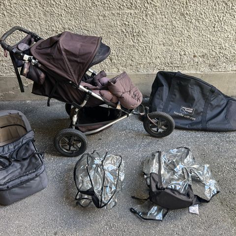 Barnevogn fra Mountain Buggy, komplett sett