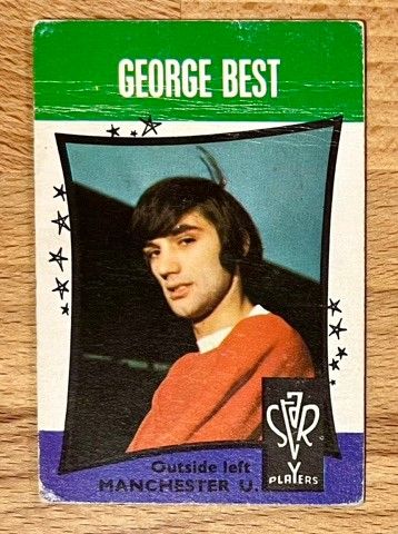 Fotballkort George Best Manchester United A&BC 1967 - SJELDENT