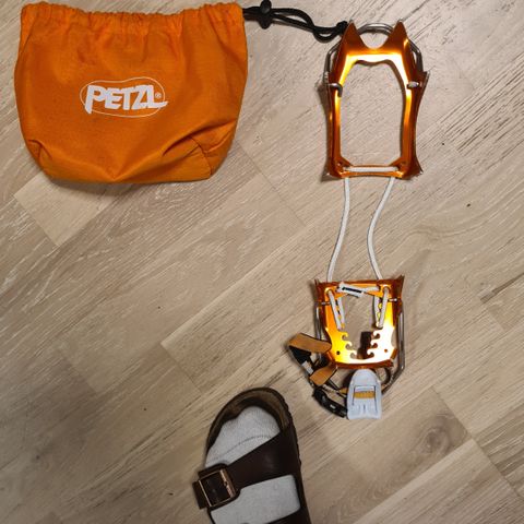 Stegjern mangler 1stk Petzl Leopard