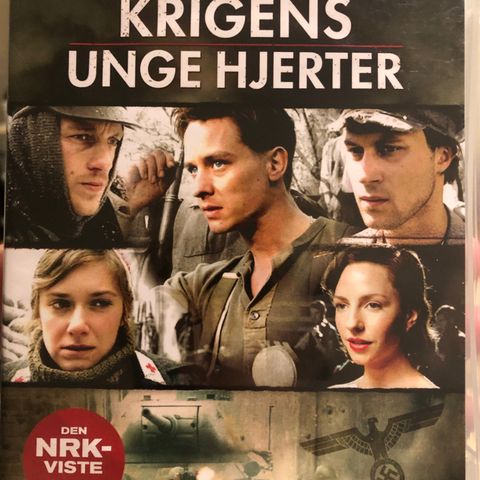 (DVD) Krigens Unge Hjerter - Miniserie (2013) Norsk tekst