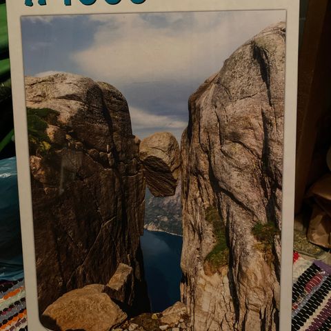 Puslespill Kjerag 1000 brikker