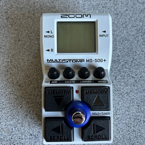 Zoom Multistomp 50G+ Guitar Multi-Effects pedal. Ubrukt/ny