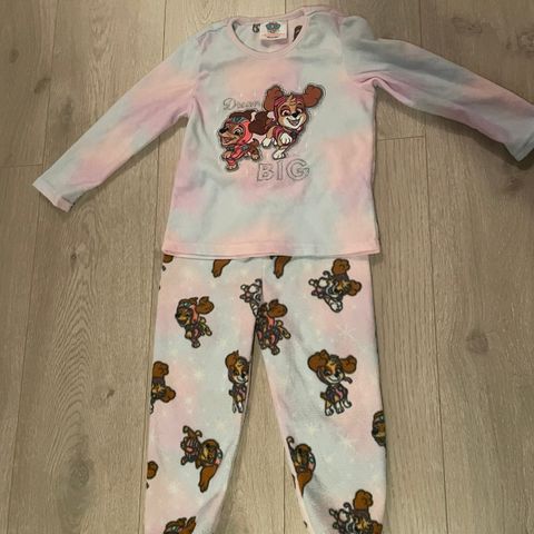 Paw Patrol Pysjamas fleece, Str: 104