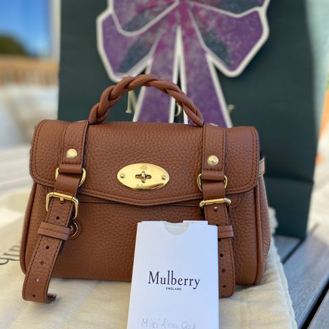 Mulberry mini Alexa Chestnut/Oak