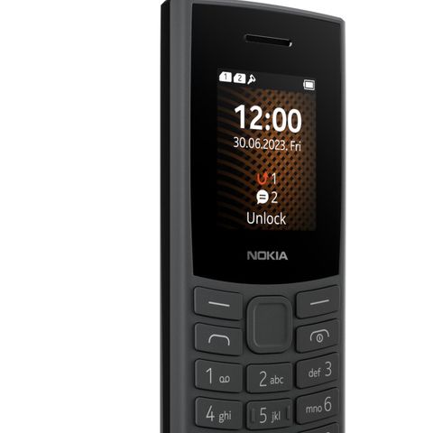 Nokia 105 Classic mobiltelefon (sort)