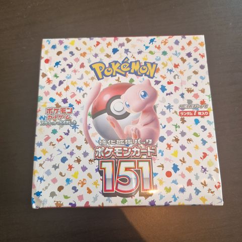 Pokemon Japanese 151 booster box - SEALED