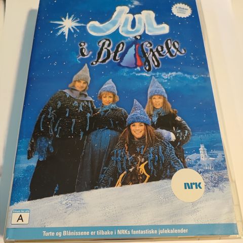 Jul i Blåfjell DVD (3 DVD) NRK Julekalender - Fin stand -