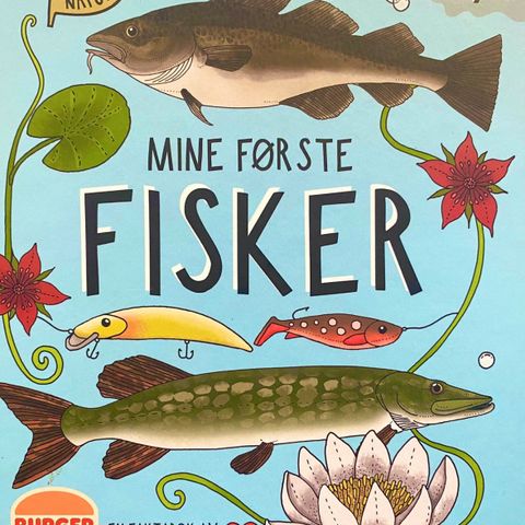 Mine første fisker. Miniformat. Barnebøker fakta