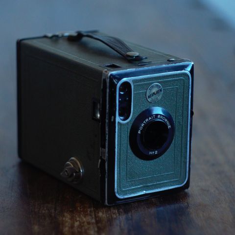 Kodak Portrait Brownie - Mellomformat 120mm Kamera