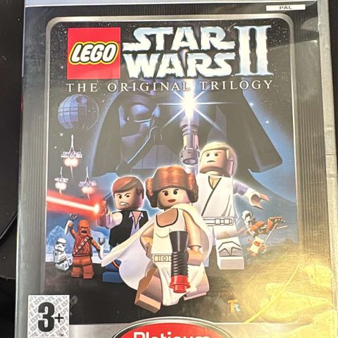 Playstation 2 - Lego Star Wars.  The original troligy