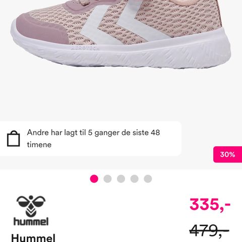 Hummel 19 jente sko barnehage tøfler