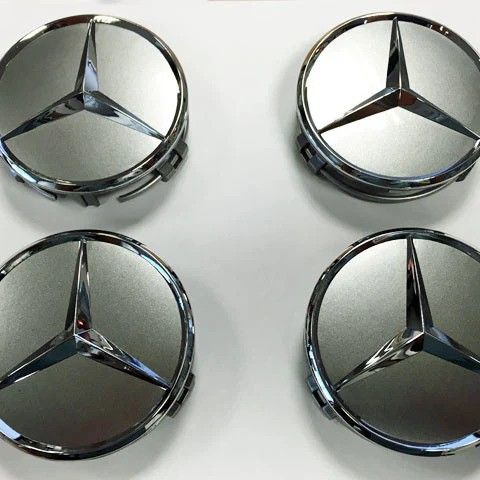 Mercedes senterkopper 75mm Koks grå