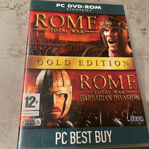 Role Total War Gold Edition + Rome Total War Barbarian Invasion til PC