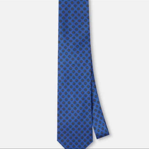 Cavour - Flower Print Silk Tie