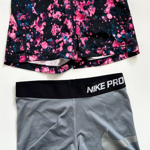 To stk Nike Pro shorts, str S