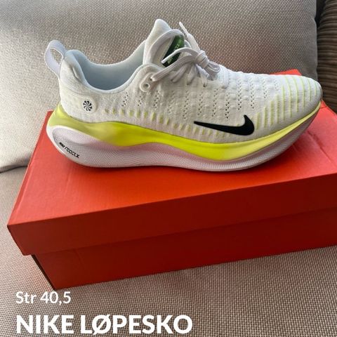 Nike React InfinityRN 4 Joggesko Dame str 40,5