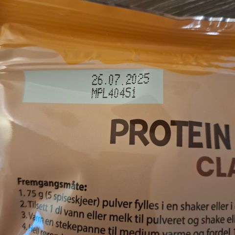 Proteinpannekake