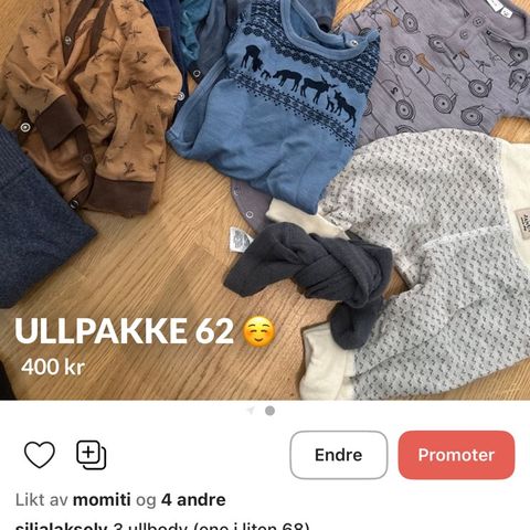 Ullpakke i 62!