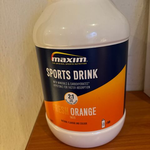 Ny, uåpnet, med forsegling 2 kg Maxim sports drink 300kr