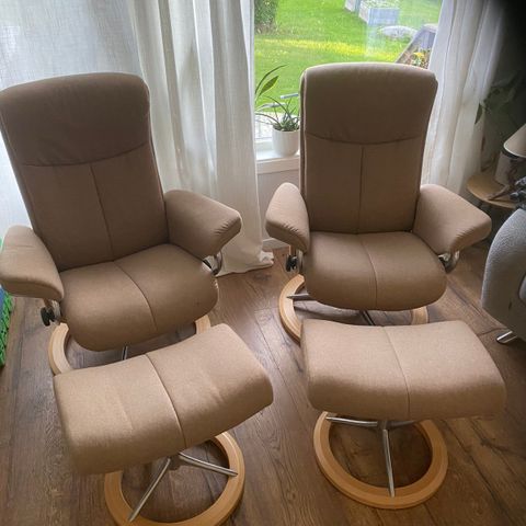 Lite brukte Ekornes Stressless Stoler og Krakker