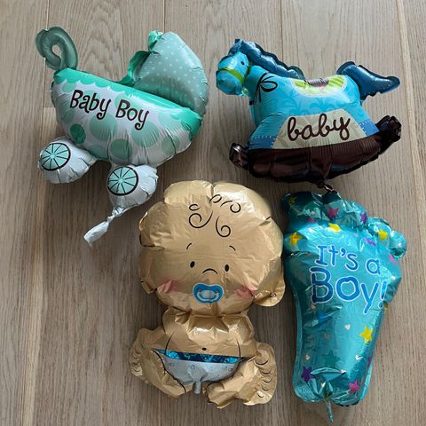 Babyshower ballonger til gutt selges