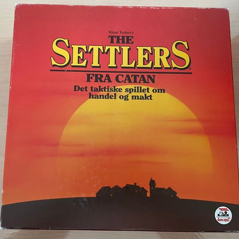 The Settlers fra Catan brettspill fra 1996 (komplett)