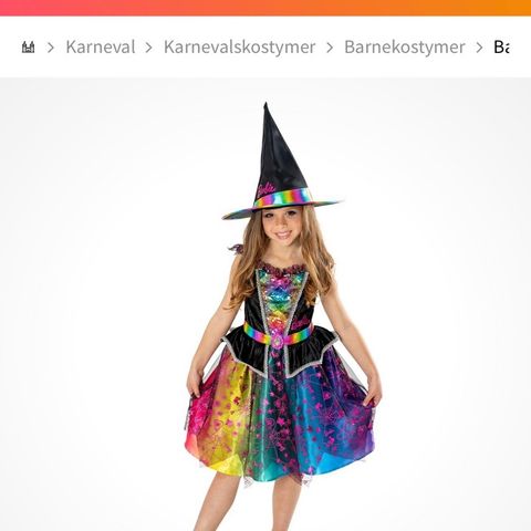 Barbie heks Halloween kostyme