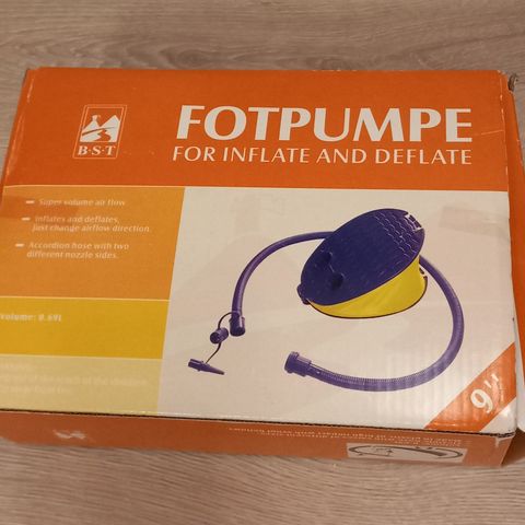 Fotpumpe