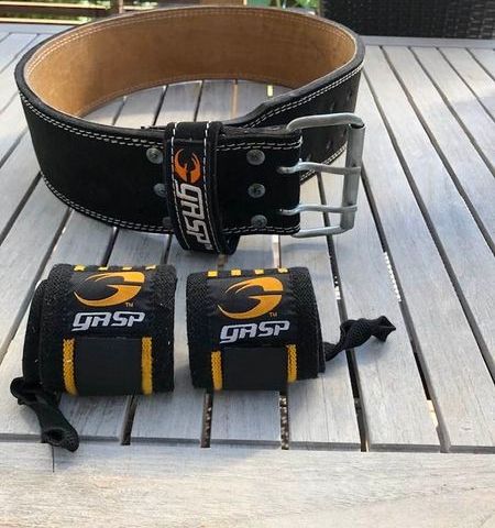 GASP Training Belt str L og GASP Wrist Wraps