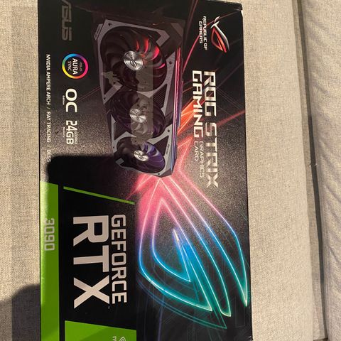 Flere skjermkort rtx 3080, rtx 3090 og rtx 4090 til salgs