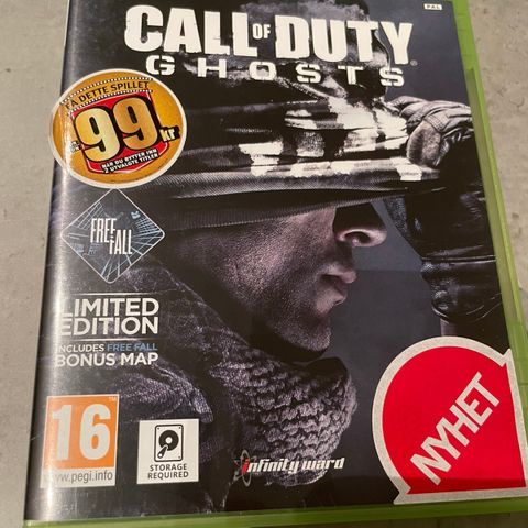 Call of Duty Ghost til xbox 360