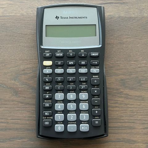 Kalkulator Texas Instruments BAII Plus