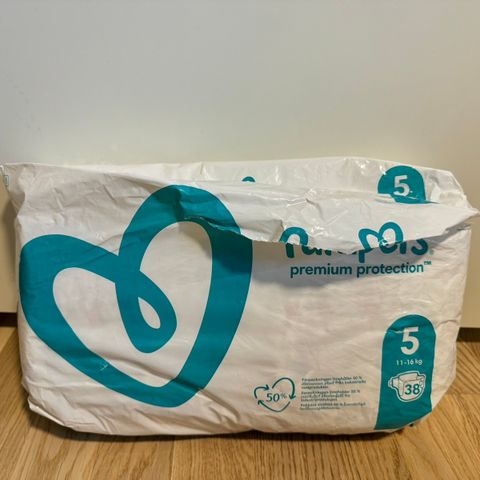 Pampers bleier 5 nummer 11-16 kg REZERVERT