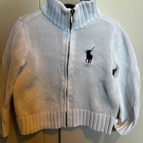 Ralph Lauren Polo cardigan med glidelås 92