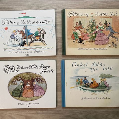 Tante Grønn, Tante Brun og Tante Fiolett - Elsa Beskow-bøker