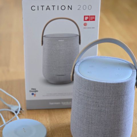 Harman Kardon Citation 200 høyttaler m/Airplay,Chromecast,Bluetooth.Med kvitt.